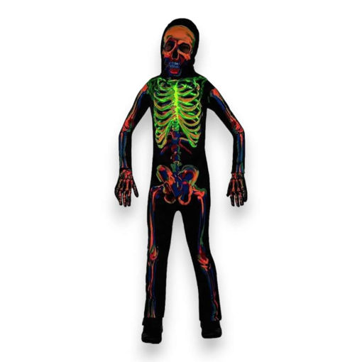 Picture of GLOW IN THE DARK SKELETON COSTUME 4-6 YEARS